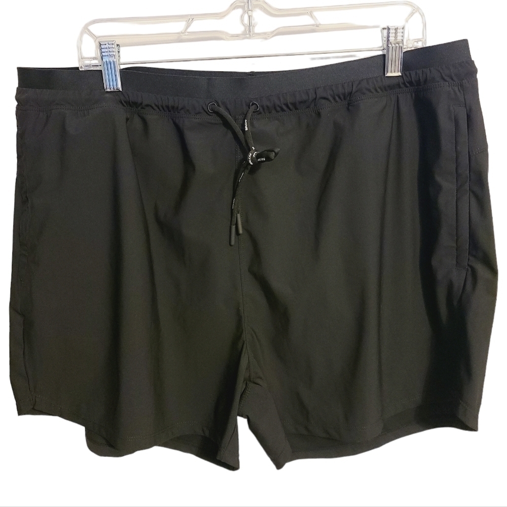 Baleaf | Women's Classic Black Athletic Running Shorts (Size 2XL)
